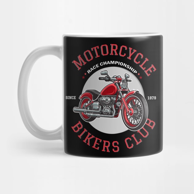 Motorcycle Bikers club by Kams_store